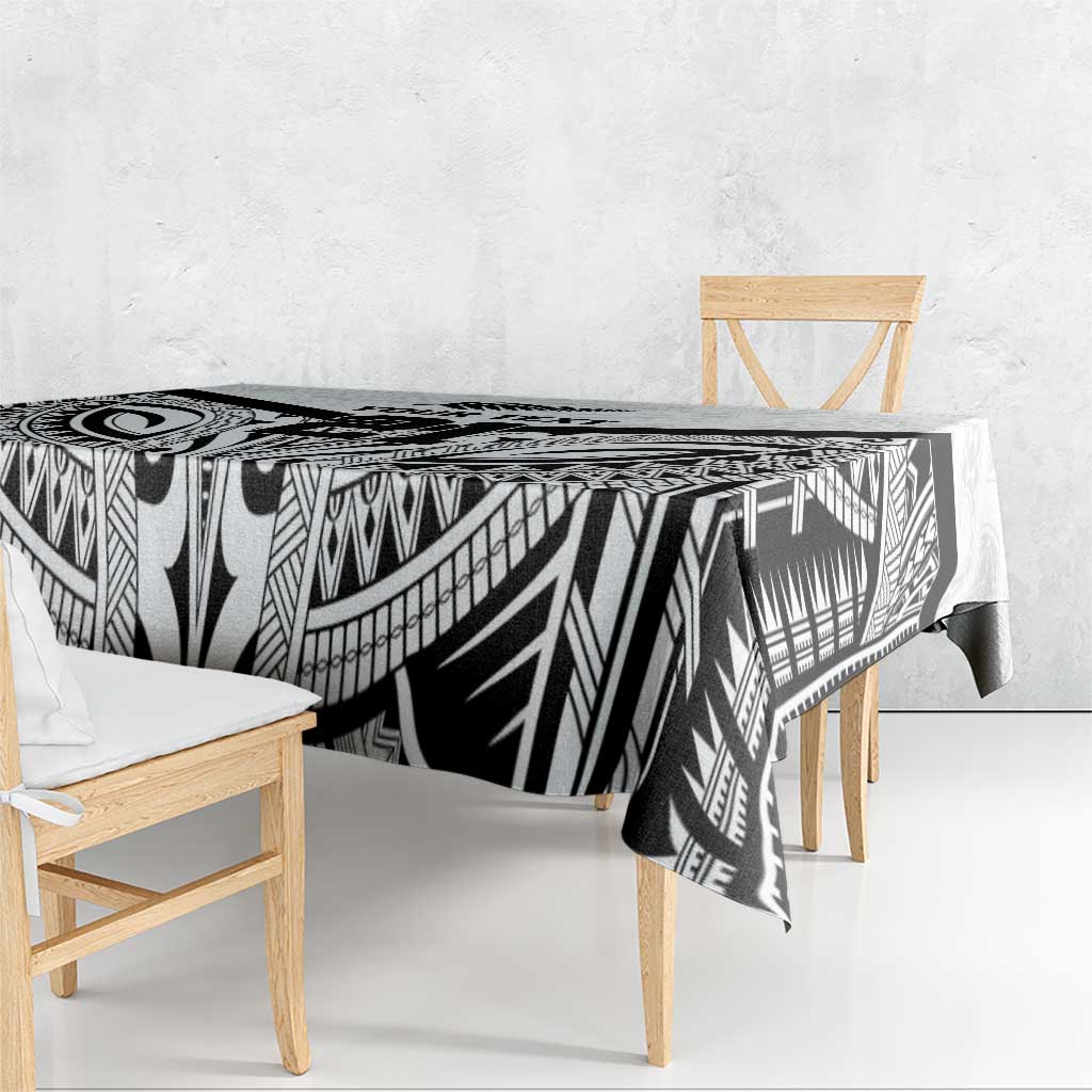 New Zealand Football Custom Tablecloth All White Fern Go Champions