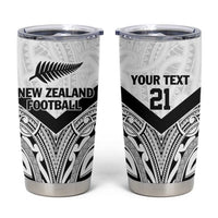 New Zealand Football Custom Tumbler Cup All White Fern Go Champions