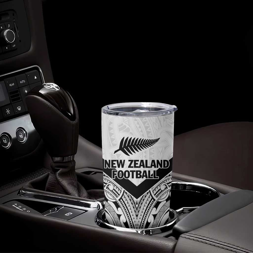 New Zealand Football Custom Tumbler Cup All White Fern Go Champions
