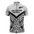 New Zealand Football Custom Zipper Polo Shirt All White Fern Go Champions - Polynesian Pride