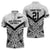 New Zealand Football Custom Zipper Polo Shirt All White Fern Go Champions - Polynesian Pride