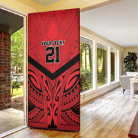 Tahiti Football Custom Door Cover Toa Aito Go Champions - Polynesian Pride