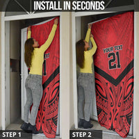 Tahiti Football Custom Door Cover Toa Aito Go Champions - Polynesian Pride