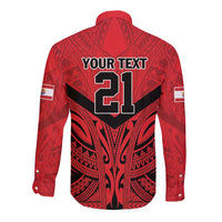 Tahiti Football Custom Long Sleeve Button Shirt Toa Aito Go Champions