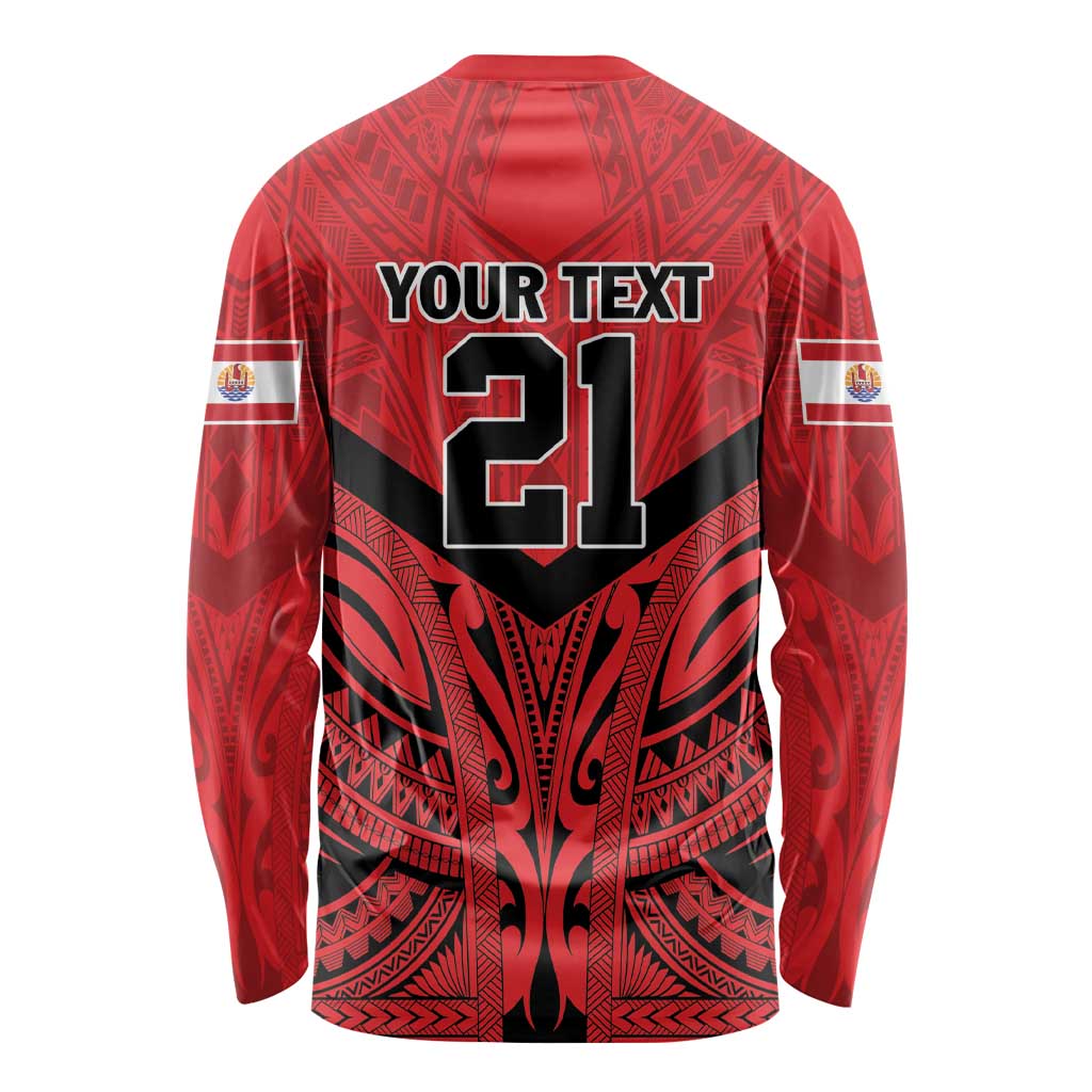 Tahiti Football Custom Long Sleeve Shirt Toa Aito Go Champions
