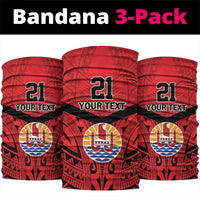 Tahiti Football Custom Neck Gaiter Toa Aito Go Champions - Polynesian Pride