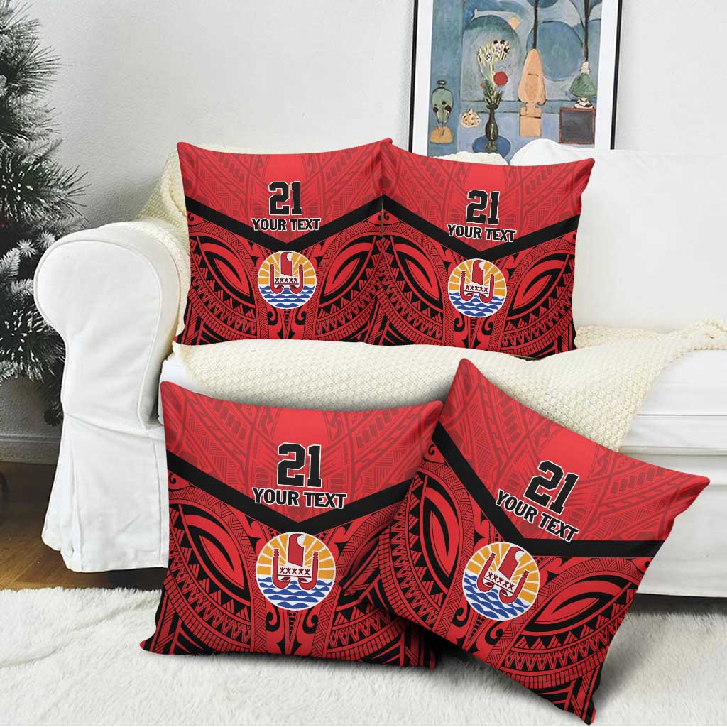Tahiti Football Custom Pillow Cover Toa Aito Go Champions - Polynesian Pride