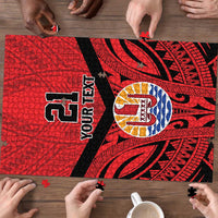 Tahiti Football Custom Puzzle Toa Aito Go Champions - Polynesian Pride