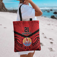 Tahiti Football Custom Tote Bag Toa Aito Go Champions - Polynesian Pride