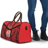 Tahiti Football Custom Travel Bag Toa Aito Go Champions - Polynesian Pride