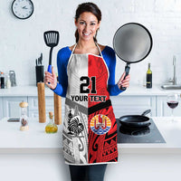 New Caledonia-Tahiti Football Custom Apron Together Go Champions - Polynesian Pride