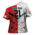 New Caledonia-Tahiti Football Custom Cross Shoulder Shirt Together Go Champions - Polynesian Pride