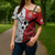 New Caledonia-Tahiti Football Custom Cross Shoulder Shirt Together Go Champions - Polynesian Pride