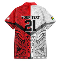 New Caledonia-Tahiti Football Custom Family Matching Puletasi and Hawaiian Shirt Together Go Champions