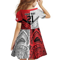New Caledonia-Tahiti Football Custom Family Matching Summer Maxi Dress and Hawaiian Shirt Together Go Champions