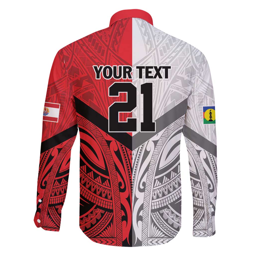 New Caledonia-Tahiti Football Custom Family Matching Summer Maxi Dress and Hawaiian Shirt Together Go Champions