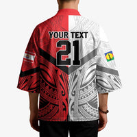 New Caledonia-Tahiti Football Custom Kimono Together Go Champions - Polynesian Pride