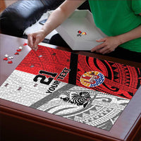 New Caledonia-Tahiti Football Custom Puzzle Together Go Champions - Polynesian Pride