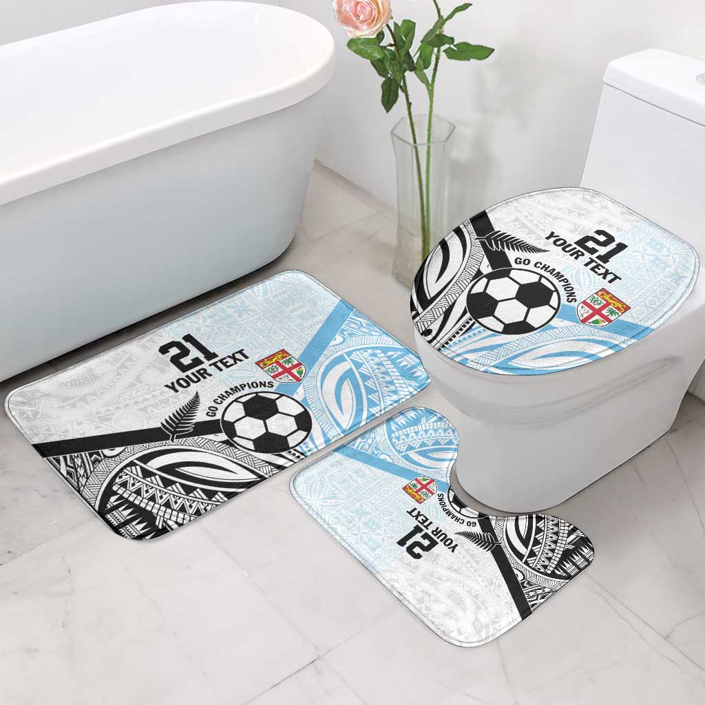 New Zealand-Fiji Football Custom Bathroom Set Together Go Champions - Polynesian Pride