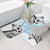 New Zealand-Fiji Football Custom Bathroom Set Together Go Champions - Polynesian Pride