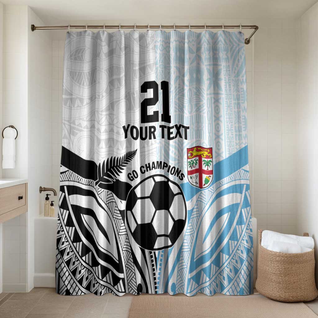 New Zealand-Fiji Football Custom Bathroom Set Together Go Champions - Polynesian Pride