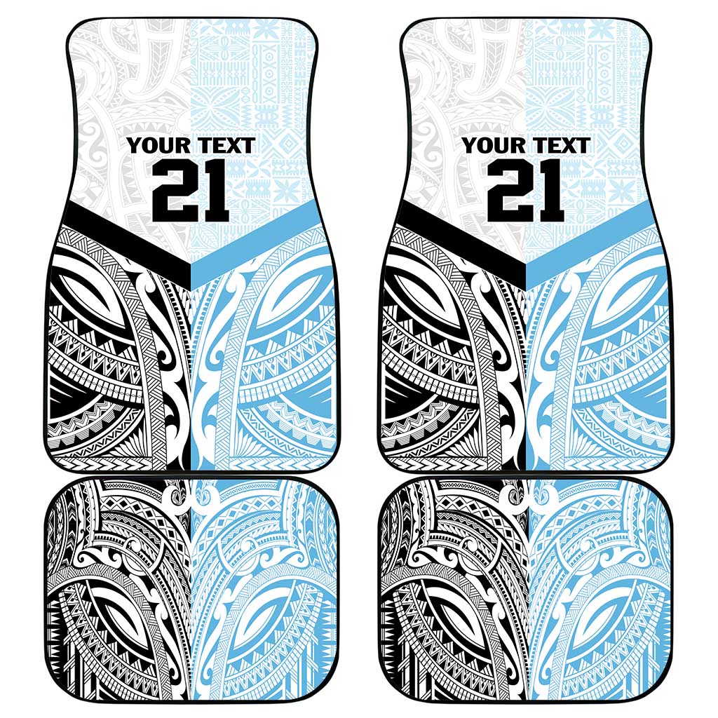 New Zealand-Fiji Football Custom Car Mats Together Go Champions