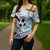 New Zealand-Fiji Football Custom Cross Shoulder Shirt Together Go Champions - Polynesian Pride