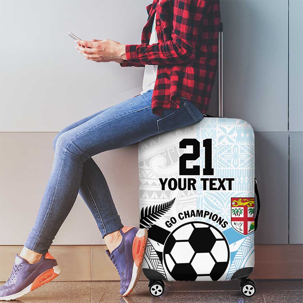New Zealand-Fiji Football Custom Luggage Cover Together Go Champions
