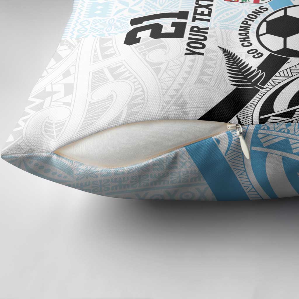 New Zealand-Fiji Football Custom Pillow Cover Together Go Champions - Polynesian Pride