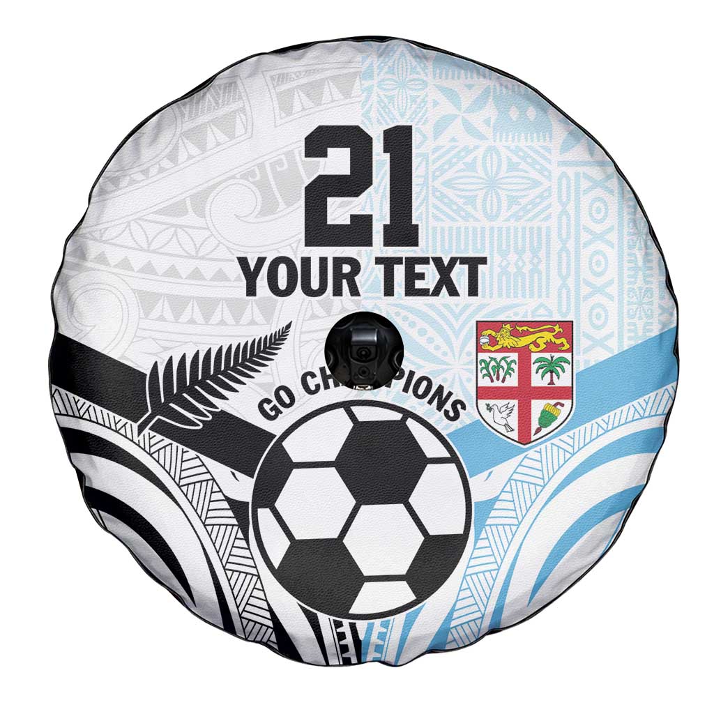 New Zealand-Fiji Football Custom Spare Tire Cover Together Go Champions