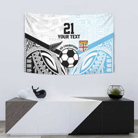 New Zealand-Fiji Football Custom Tapestry Together Go Champions