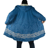New Zealand Nurses Week Cloak Maori Kowhaiwhai Blue Tribal LT9 - Polynesian Pride