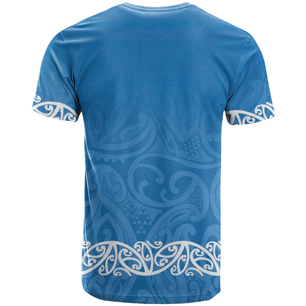 New Zealand Nurses Week T Shirt Maori Kowhaiwhai Blue Tribal