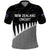 (Custom Text and Number) New Zealand Cricket Polo Shirt Black Cap Sporty Style No1 LT9 Black - Polynesian Pride