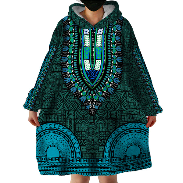 African Dashiki Sleeve Zip Bomber Jacket With Tapa Pattern - Pink LT9 main image 0
