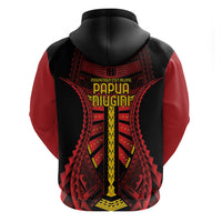 Independen Stet bilong Papua Niugini 1975 Hoodie Red Tribal Papua New Guinea Province Flag LT9 - Polynesian Pride
