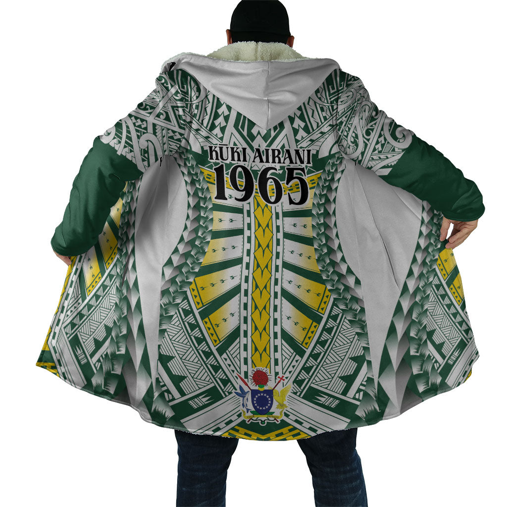 Cook Islands 1965 National Pride Cloak White Tribal Pattern LT9 - Polynesian Pride