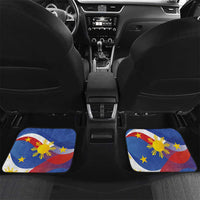 Personalized Filipino-American Car Mats Philippines Coat Of Arms with Bald Eagle
