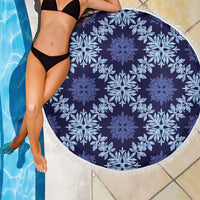 Palaka Hawaiian Quilt Seamless Pattern Beach Blanket - Polynesian Pride