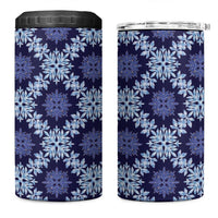 Palaka Hawaiian Quilt Seamless Pattern 4 in 1 Can Cooler Tumbler - Polynesian Pride