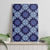 Palaka Hawaiian Quilt Seamless Pattern Canvas Wall Art - Polynesian Pride