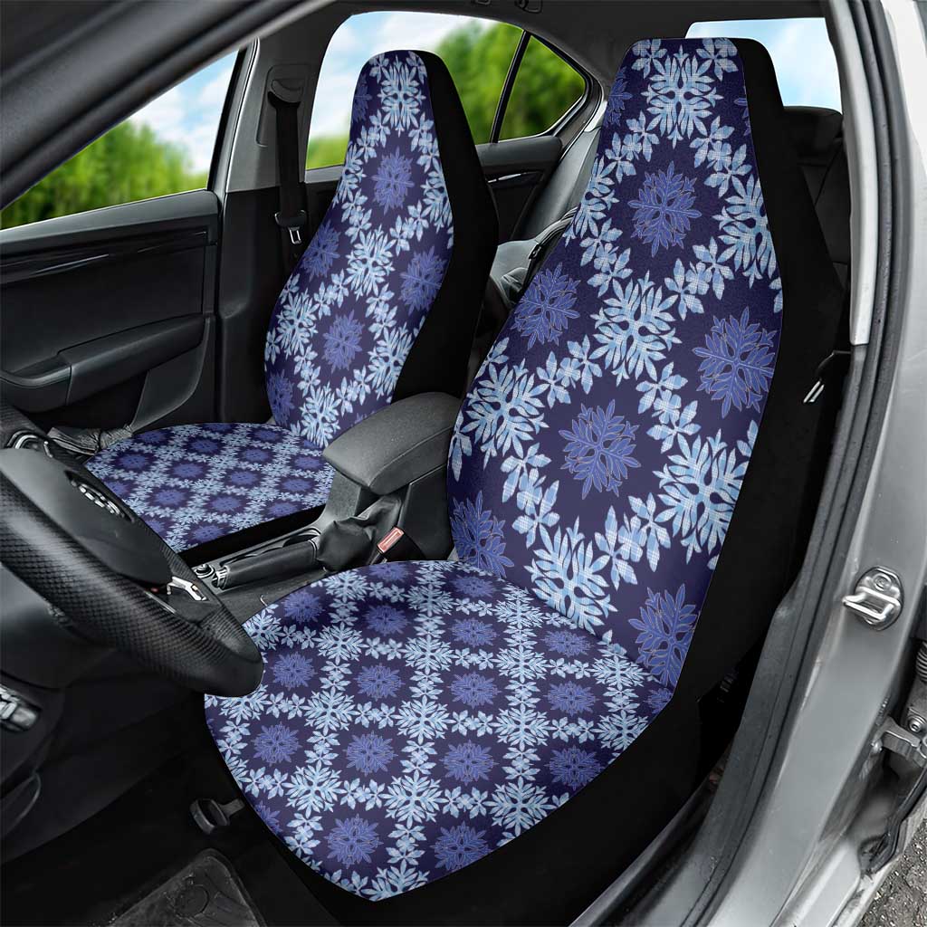 Palaka Hawaiian Quilt Seamless Pattern Car Seat Cover - Polynesian Pride