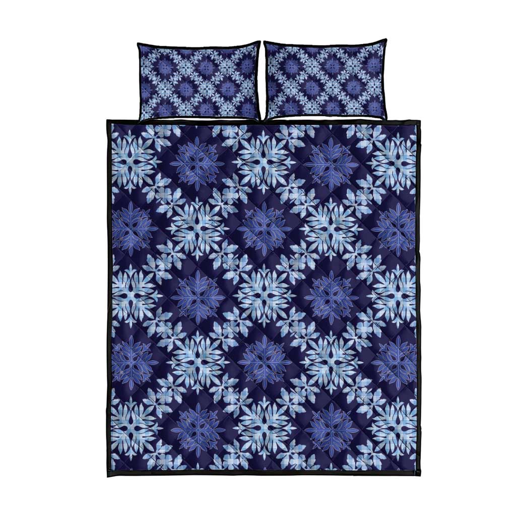 Palaka Hawaiian Quilt Seamless Pattern Quilt Bed Set - Polynesian Pride