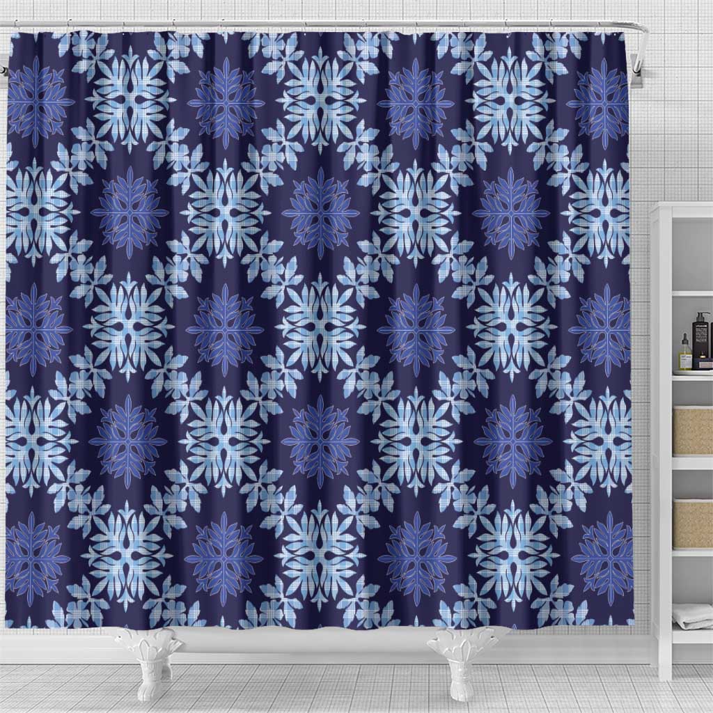 Palaka Hawaiian Quilt Seamless Pattern Shower Curtain - Polynesian Pride