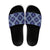 Palaka Hawaiian Quilt Seamless Pattern Slide Sandals - Polynesian Pride