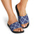 Palaka Hawaiian Quilt Seamless Pattern Slide Sandals - Polynesian Pride