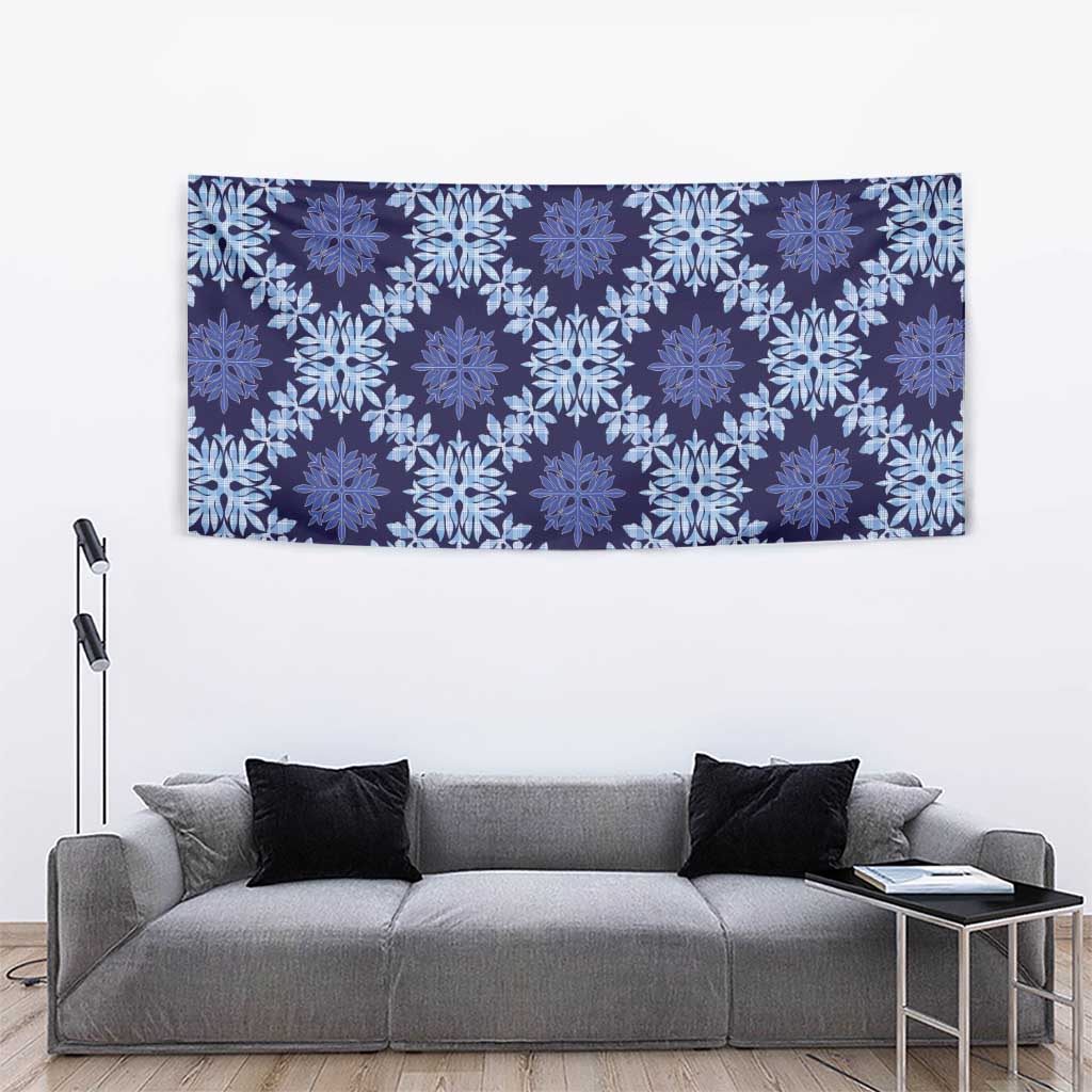 Palaka Hawaiian Quilt Seamless Pattern Tapestry - Polynesian Pride