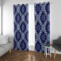 Palaka Hawaiian Quilt Seamless Pattern Window Curtain - Polynesian Pride