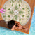 Squares Maile Leaf Beach Blanket Beige Palaka Hawaiian Quilt Pattern - Polynesian Pride