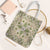 Squares Maile Leaf Tote Bag Beige Palaka Hawaiian Quilt Pattern - Polynesian Pride